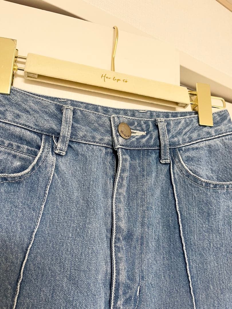 パンツ herlipto Valencia High Rise Jeans 25