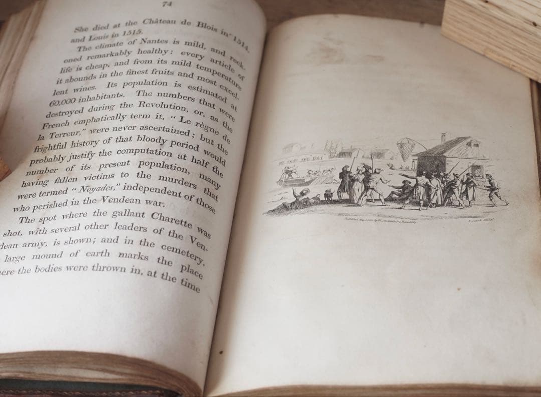 アンティークのイギリス古書！1820年 １９世紀 活版印刷　シトー修道会