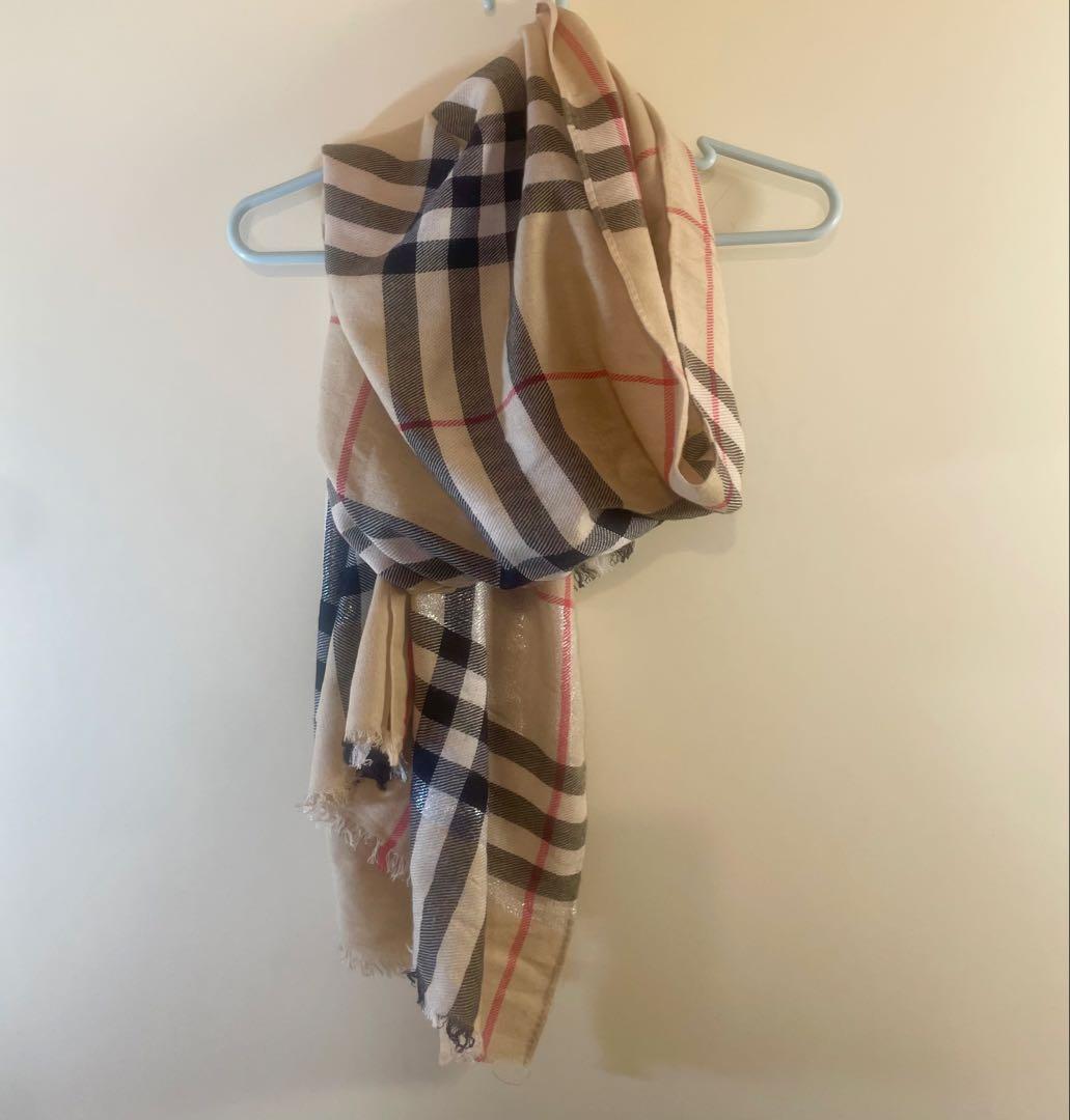 バーバリー　大判ストール BURBERRY LONDON 美品