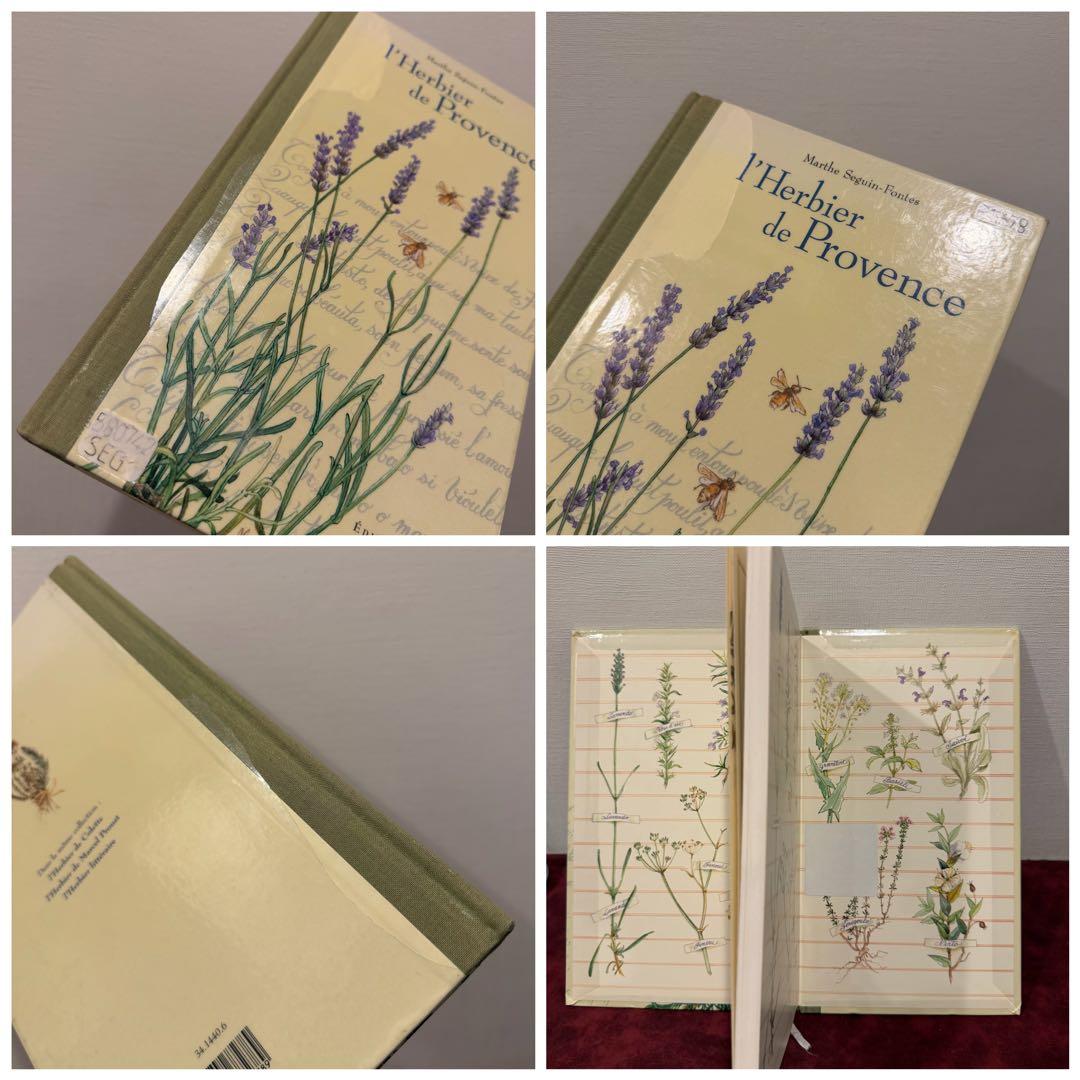 ❤️訳ありセール331①2001年フランスのロマンチック植物水彩画集　洋書古書