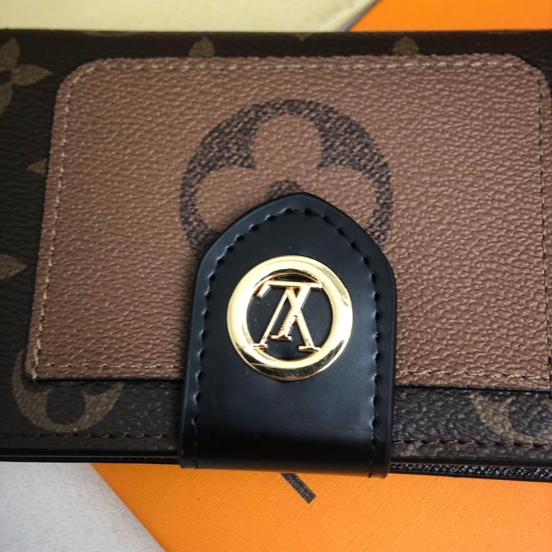 モノグラム柄 三つ折り財布（中古）
