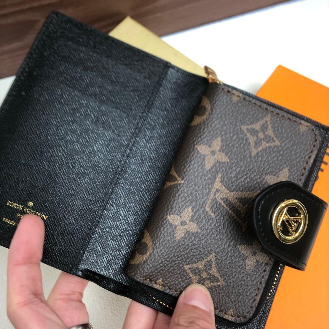 モノグラム柄 三つ折り財布（中古）