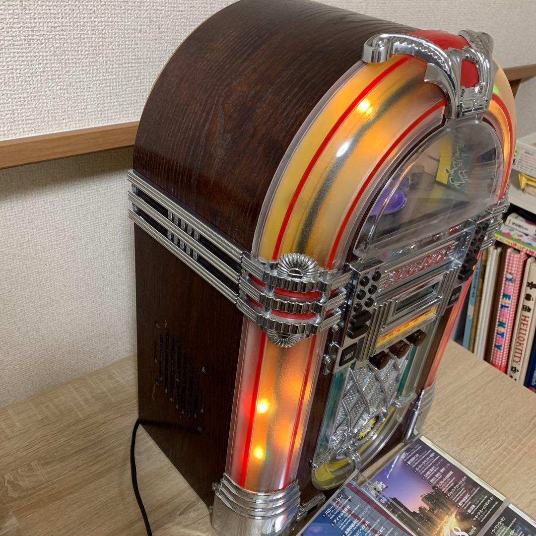 おすすめ品 希少 レトロジュークボックス(AM.FM.CDプレイヤー)動作品