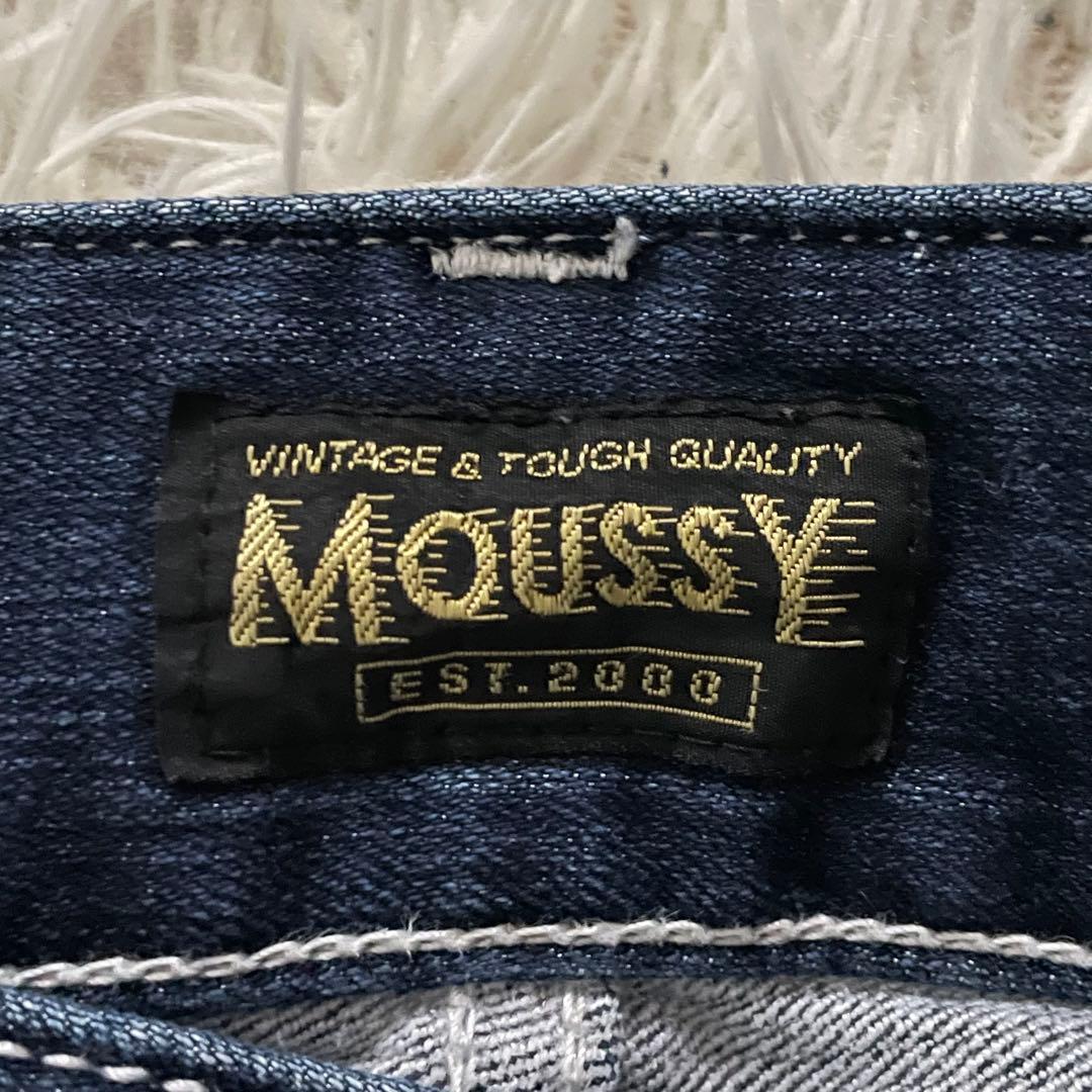 【レアサイズ美品】MOUSSY パウダーデニムスキニーパンツ 27