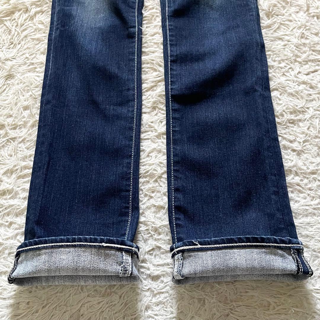 【レアサイズ美品】MOUSSY パウダーデニムスキニーパンツ 27