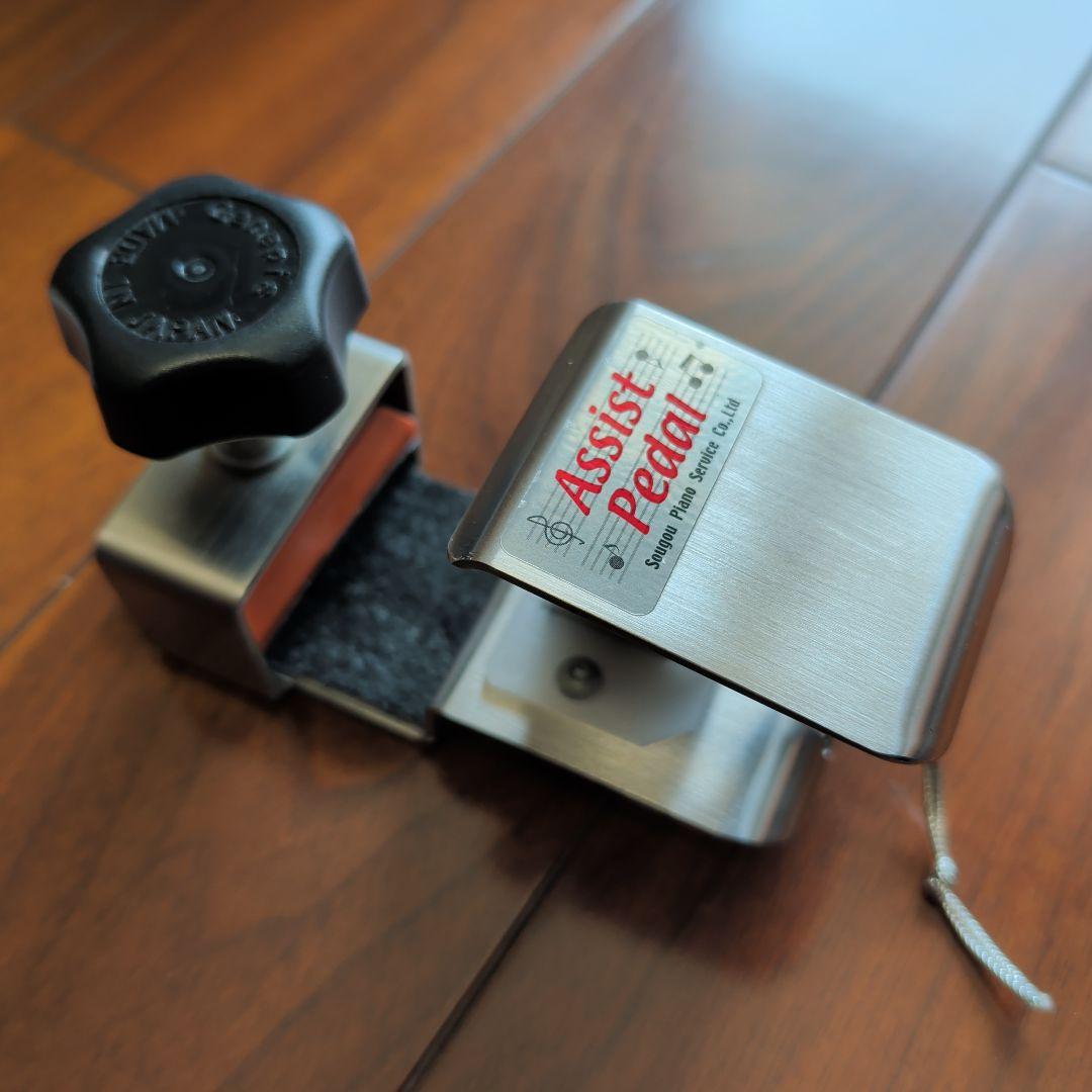 木製ピアノ足台　吉澤アシストスツール　アシストペダル　アシストハイツール　セット