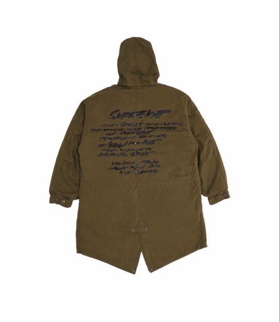 トップス Supreme Futura Fishtail Parka Olive