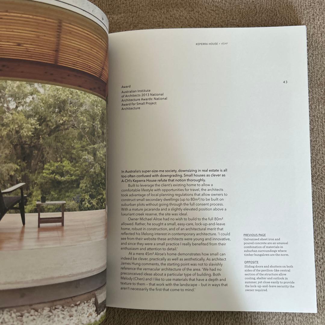 洋書 Small House Living Australia