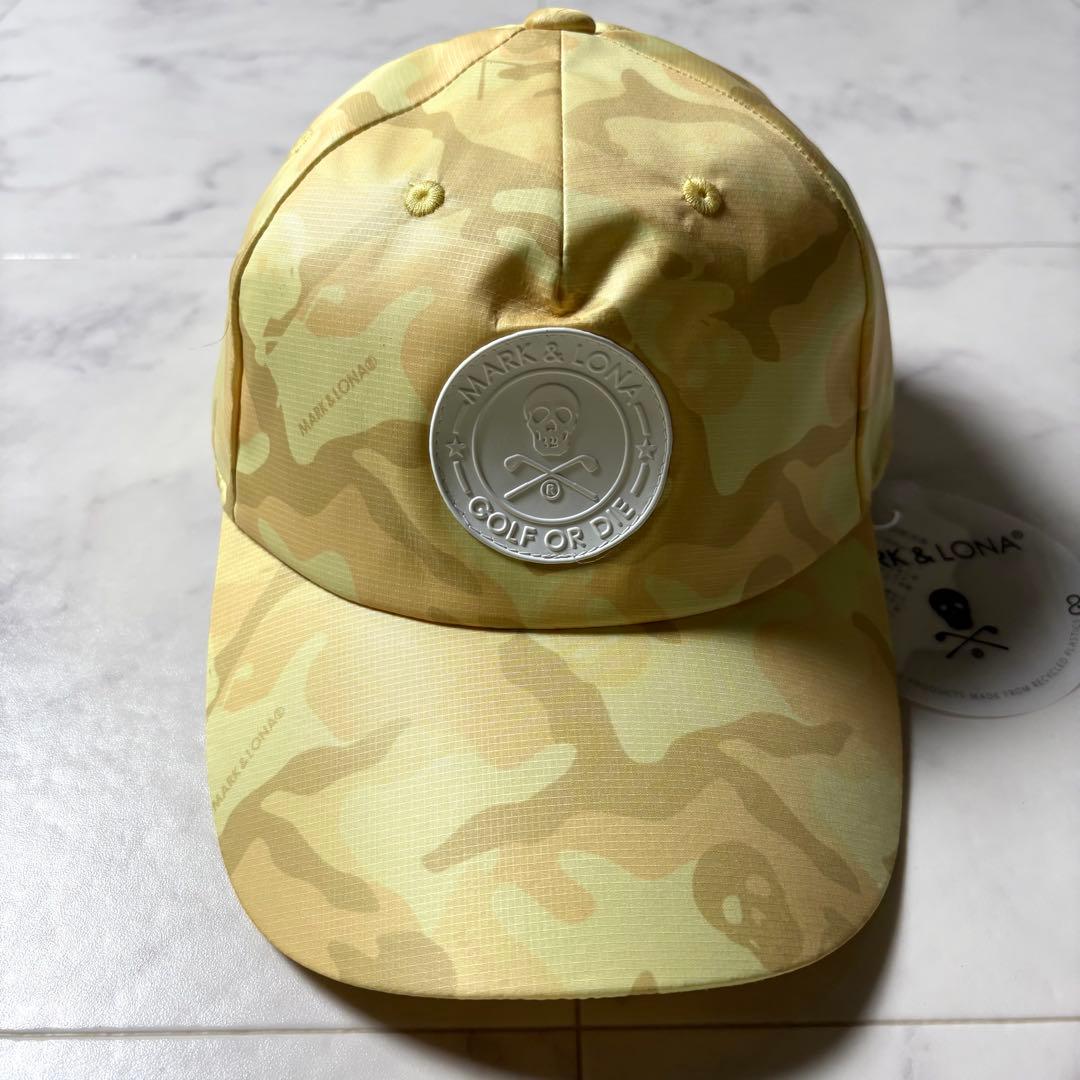 新品タグ付き MARK&LONA Gauge Cap キャップ イエロー