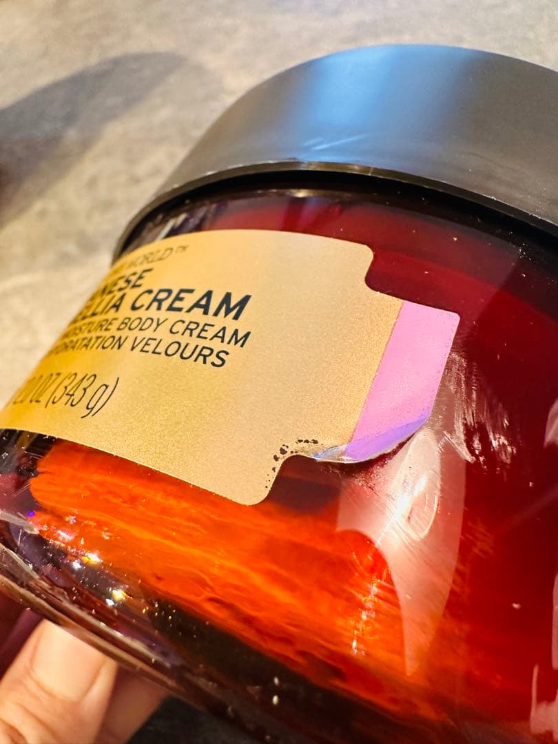 ボディクリーム THE BODY SHOP JAPANESE CAMELLIA CREAM