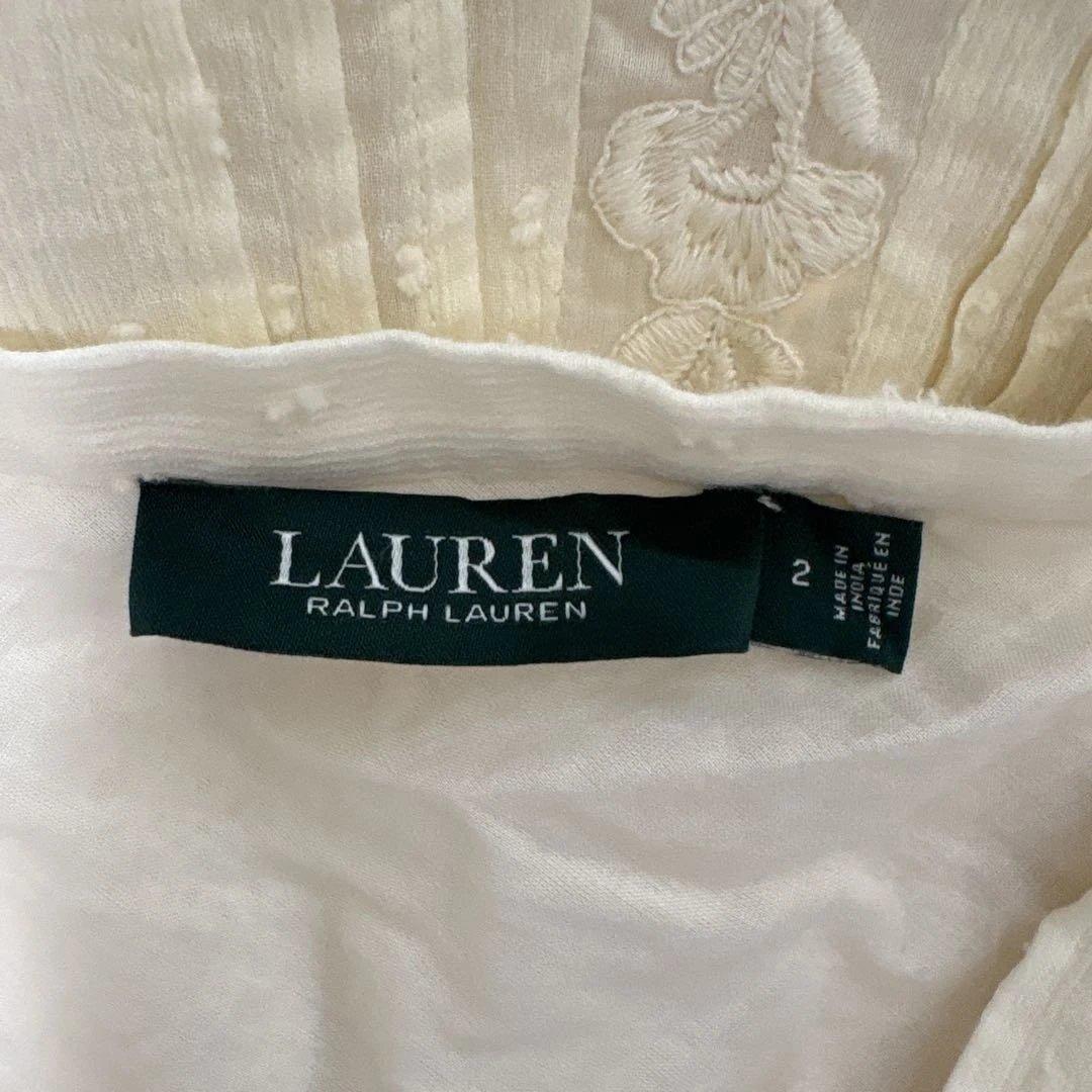 LAUREN RALPH LAUREN アイボリー フレアスカート サイズ2