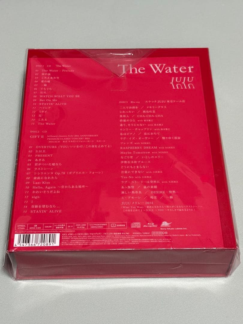 JUJU The Water【完全生産限定盤】CD＋Blu-ray