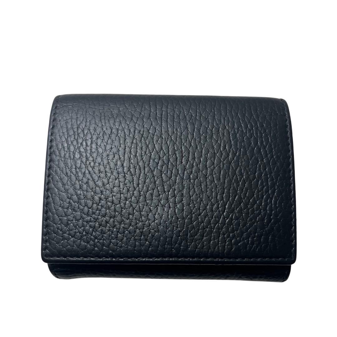 グッチ　GUCCI 三つ折り財布　ケース　カードケース　黒　ウォレット