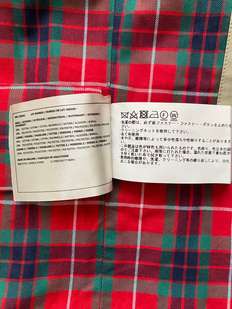 BARRACUTA（バラクータ）スイングトップ　ドライビングジャケットG4タイプ