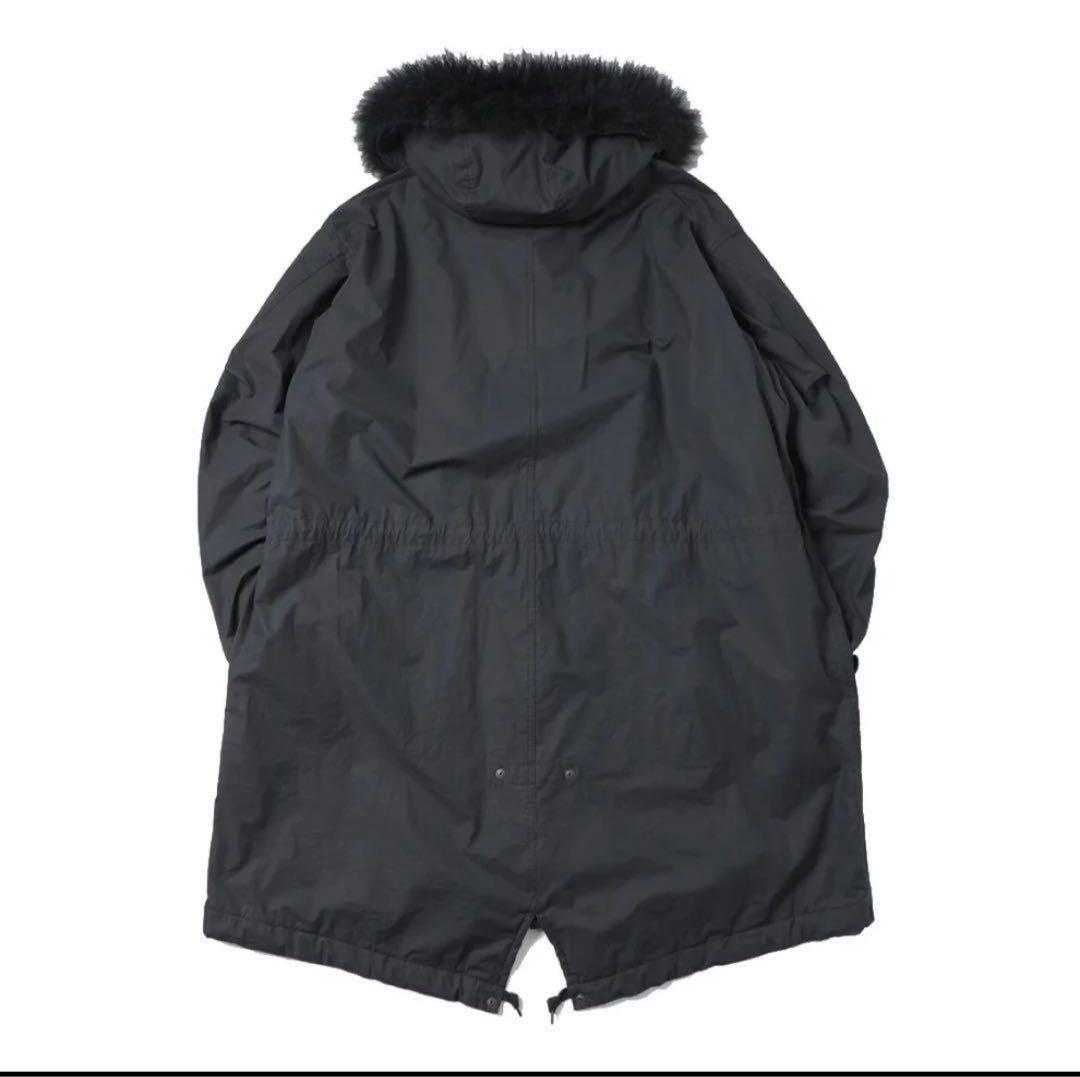 25AWコモリコットンナイロンミリタリーフーデッドコート 2
