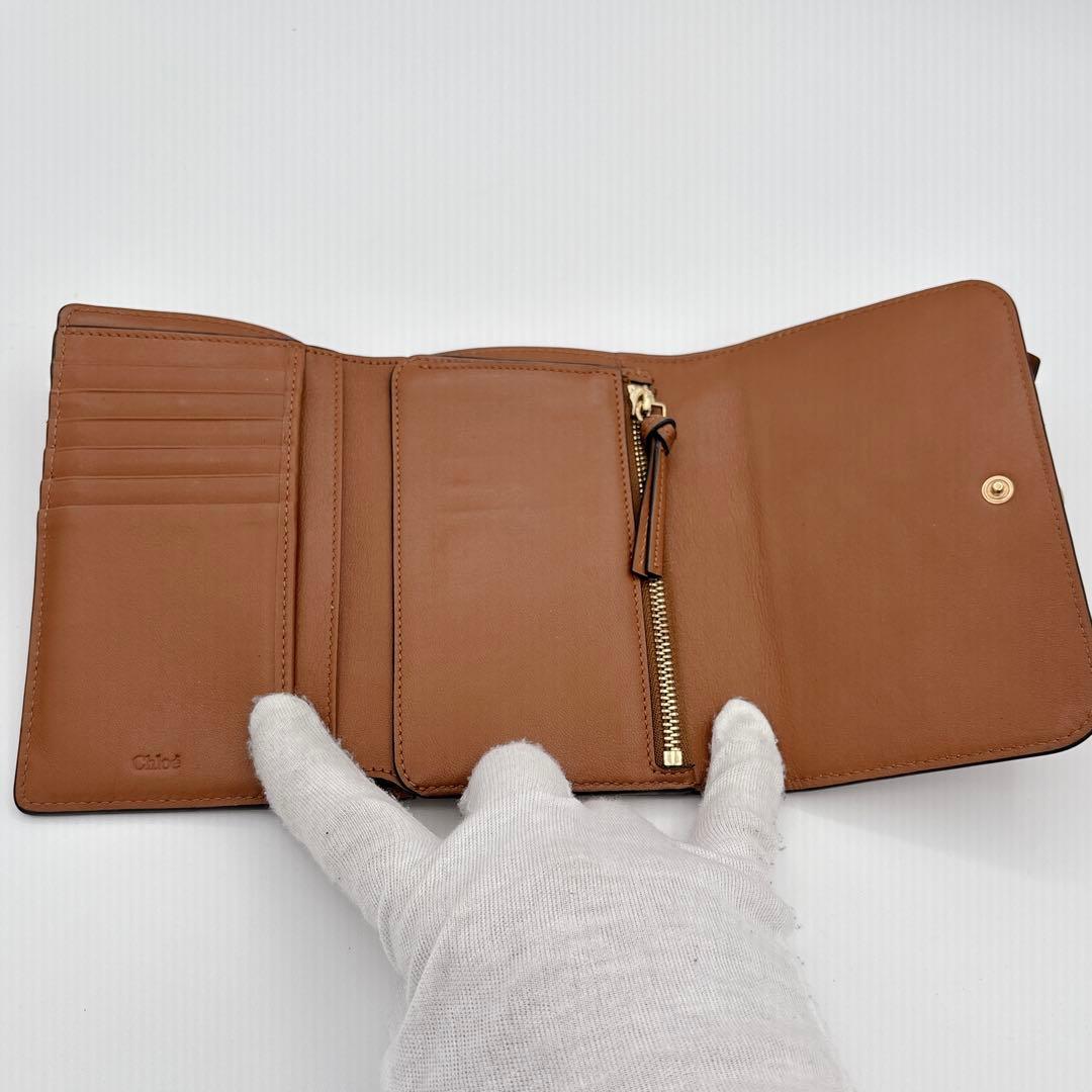 未使用級✨ Chloe クロエ アルファベット 三つ折り財布 だいふく