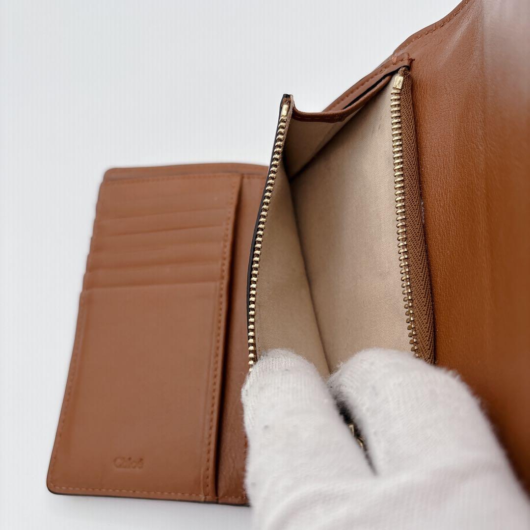 未使用級✨ Chloe クロエ アルファベット 三つ折り財布 だいふく