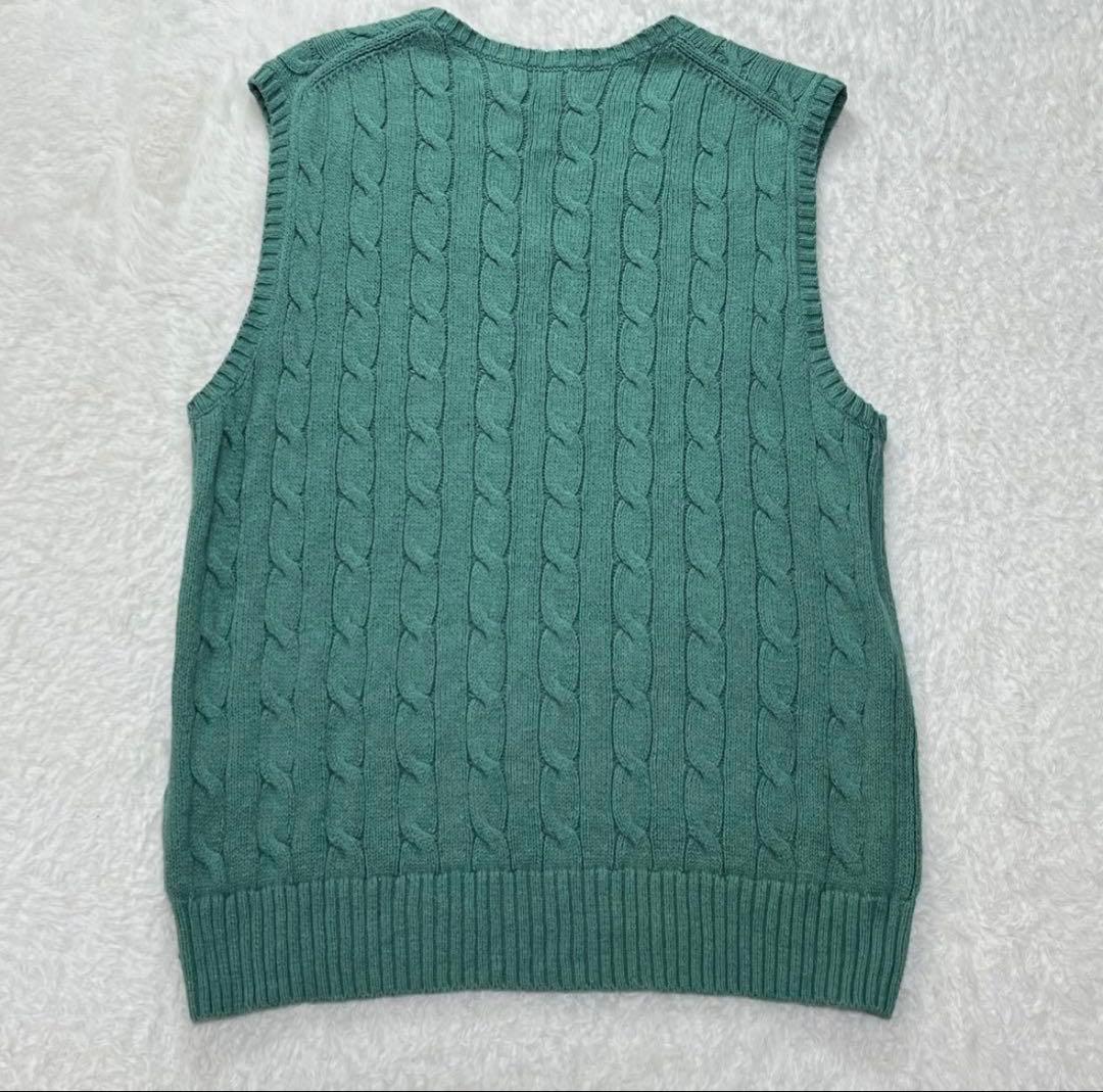 極美品✨️ Polo Ralph Lauren ケーブルニット Vネックベスト M