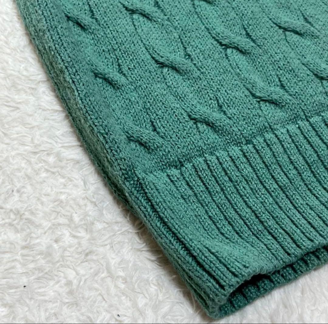 極美品✨️ Polo Ralph Lauren ケーブルニット Vネックベスト M