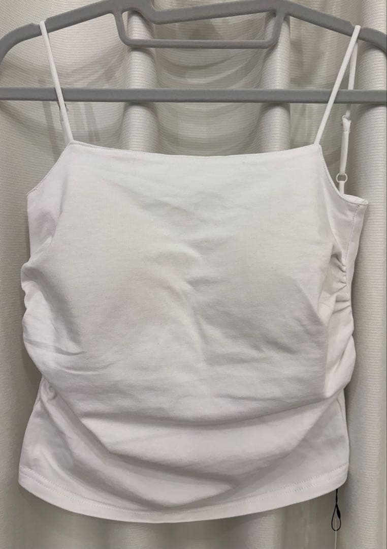 【新品・タグ付】HYEON/backopen camisole/ホワイト/S