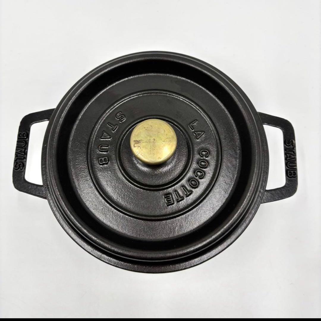 ❤︎STAUB ストウブ 両手鍋 鍋 ブラック 20cm