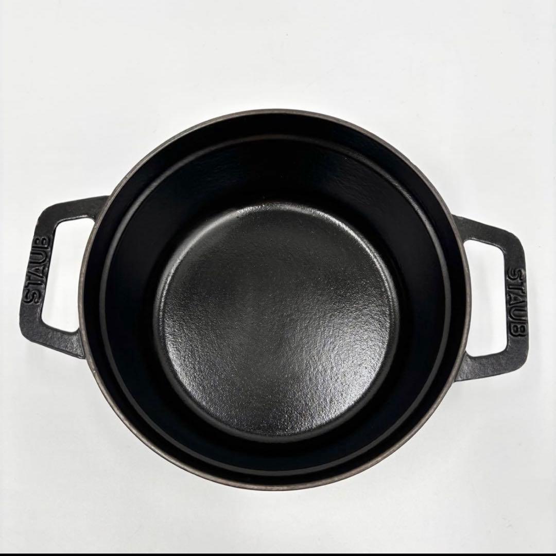 ❤︎STAUB ストウブ 両手鍋 鍋 ブラック 20cm