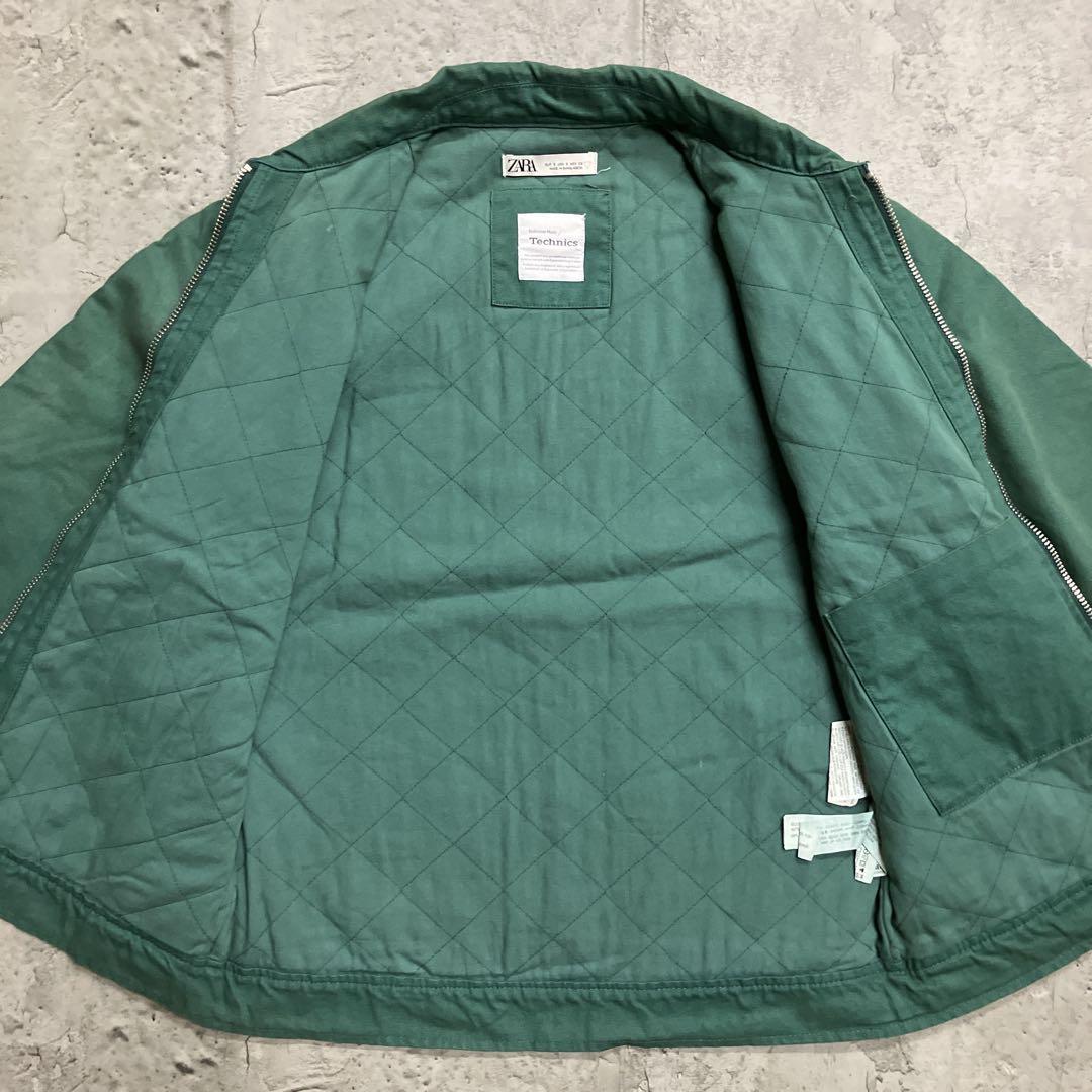 ZARA Technics コラボロゴ入り ジップアップジャケット　Sサイズ