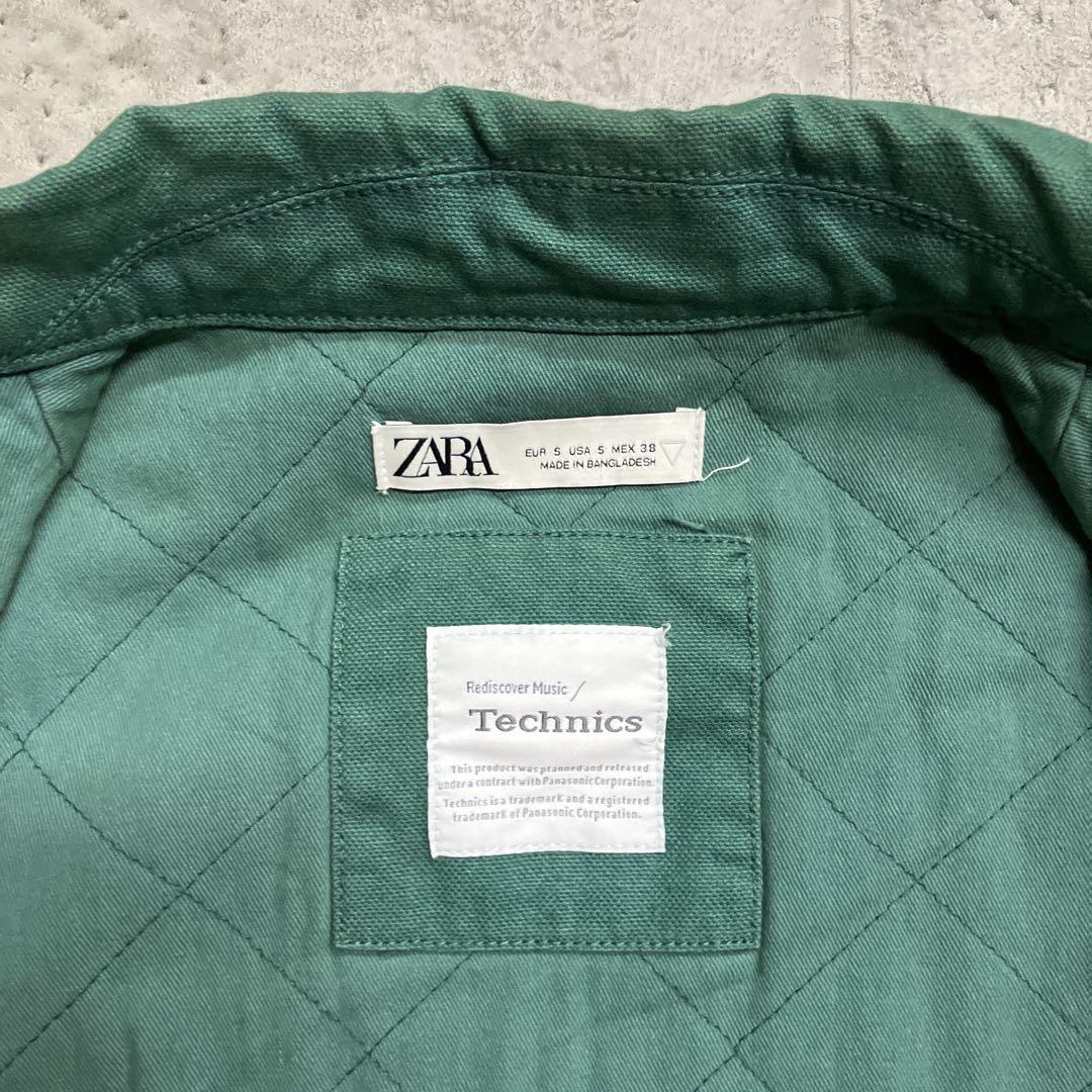 ZARA Technics コラボロゴ入り ジップアップジャケット　Sサイズ