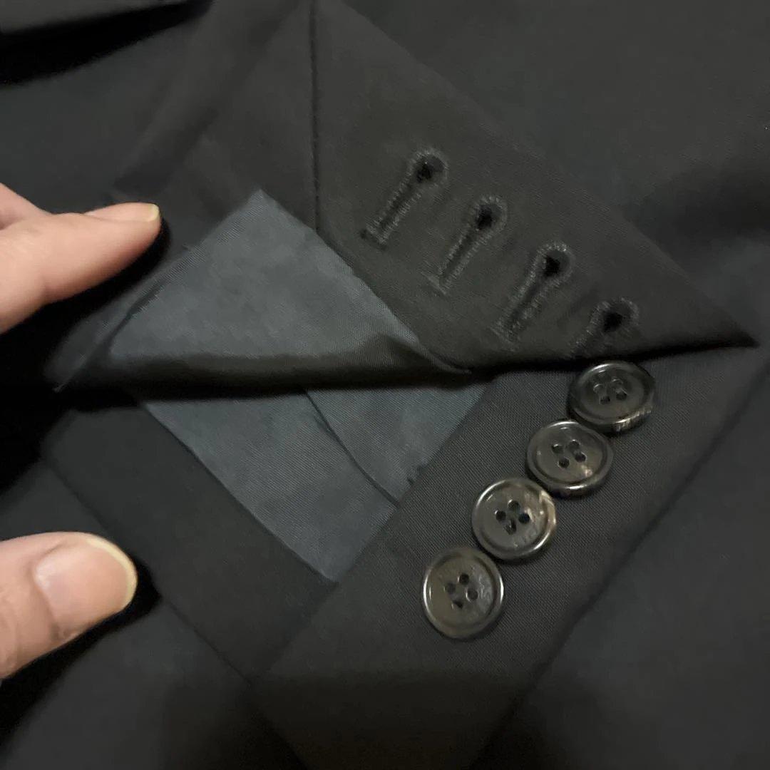 Kris Van Assche ブラック テーラードジャケット　黒46