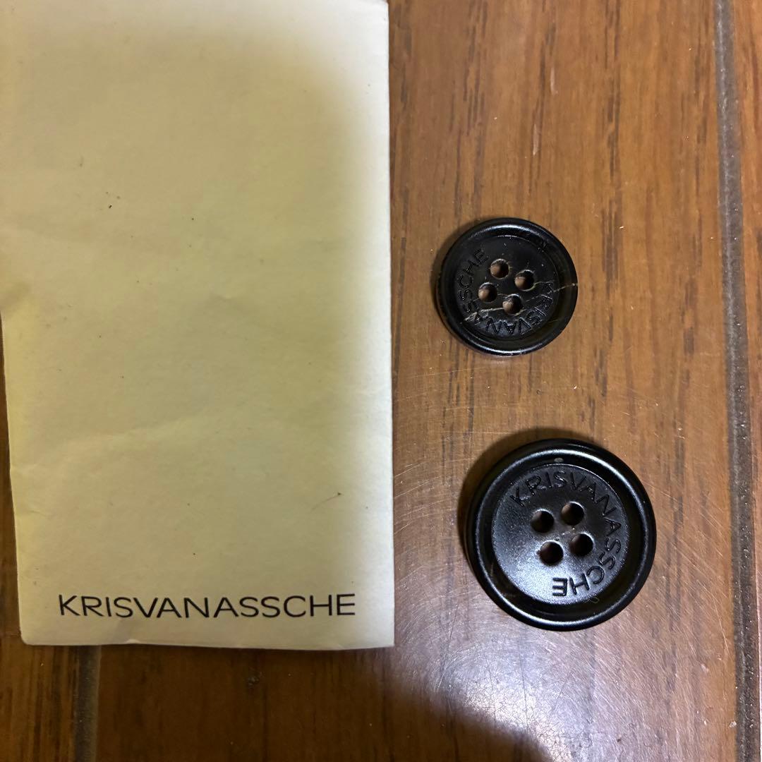 Kris Van Assche ブラック テーラードジャケット　黒46