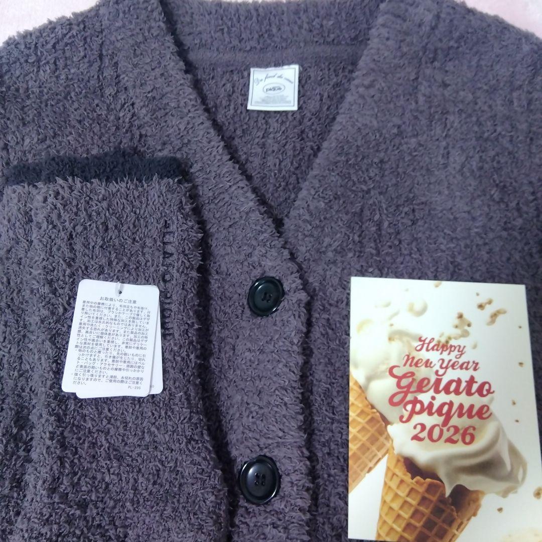 Gelato Pique グレー カーディガン 靴下セット