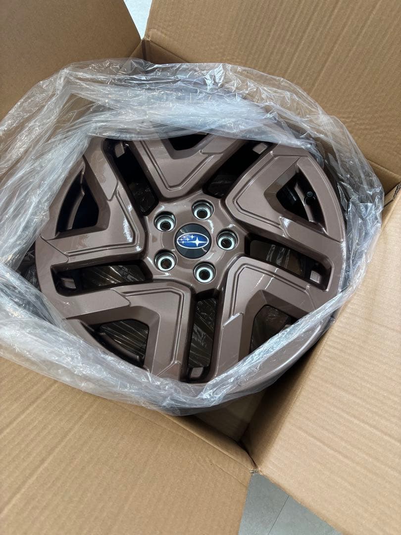 【SL型フォレスター新車外し】18インチ純正ホイール4個セット