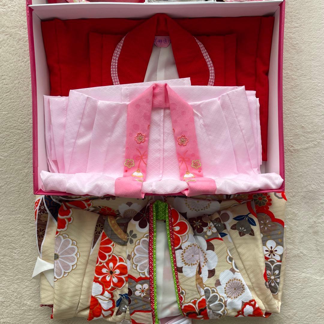 KAGURA 七五三 着物セット 被布 3歳用