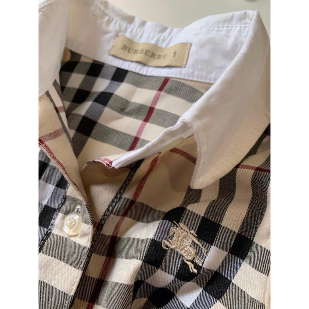 美品 Burberry バーバリー ワンピース 80cm