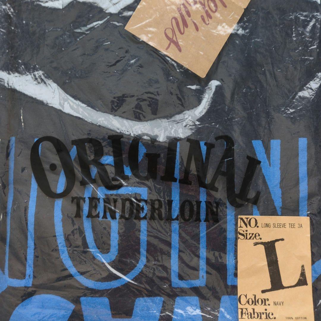 ↓TL L/S TEE 3A L NVY テンダーロイン 未使用 袋タグ付