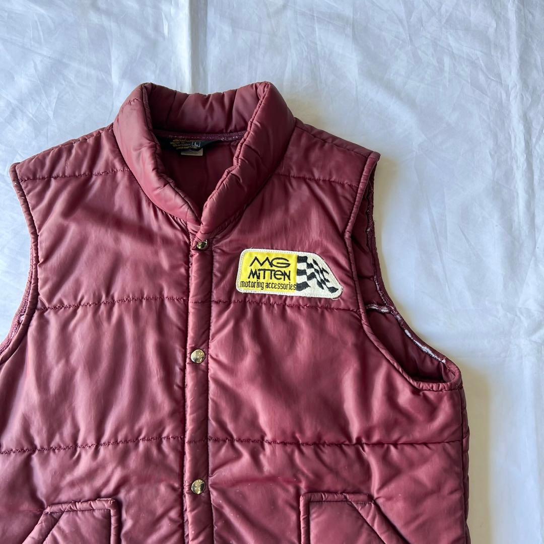 70’s~ Swingster レーシングダウンベスト MG Mitten 古着