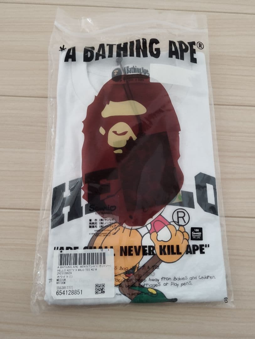 BAPE x Hello Kitty Baby Milo 2 Tee ホワイト