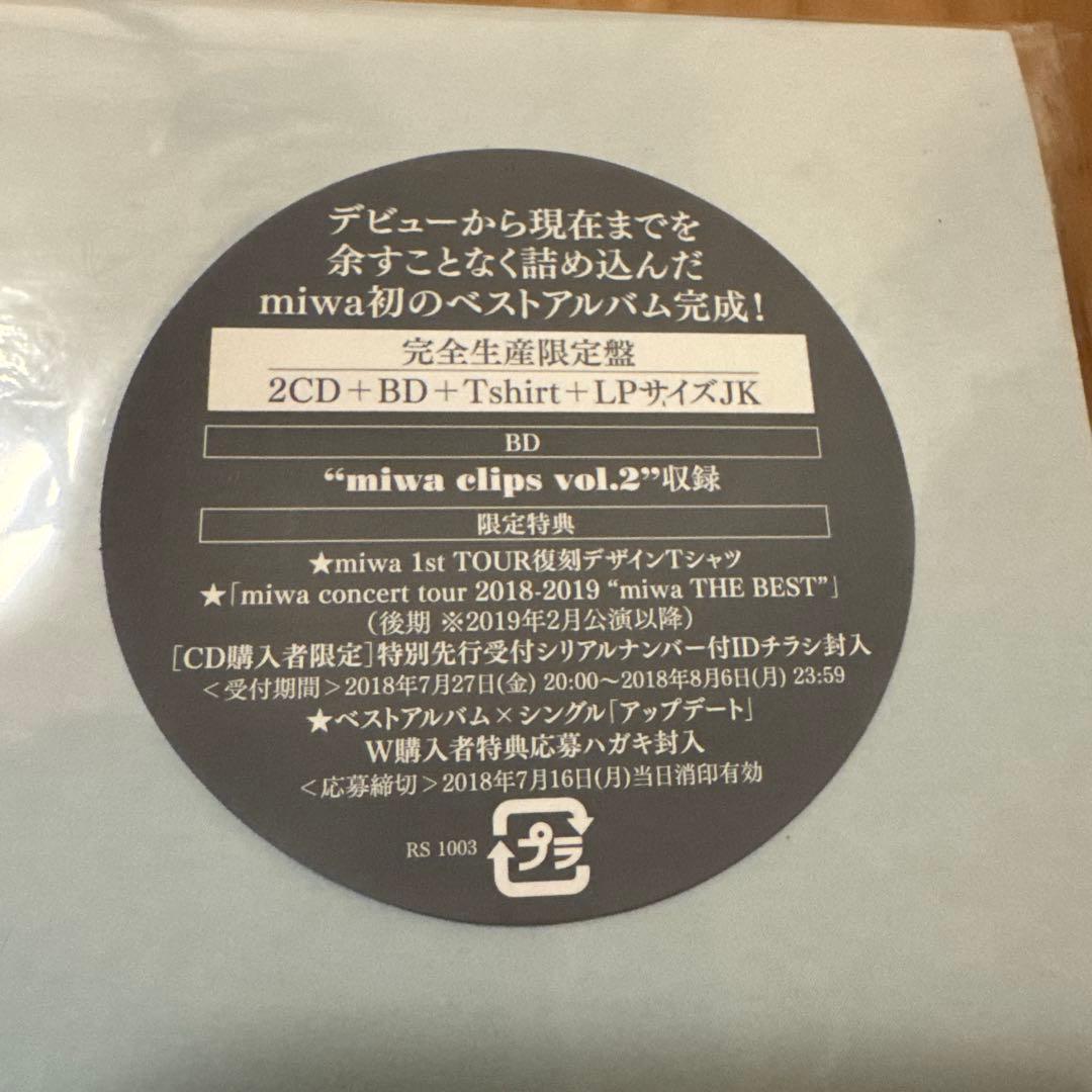 miwa THE BEST(完全生産限定盤)(Blu-ray Disc付)
