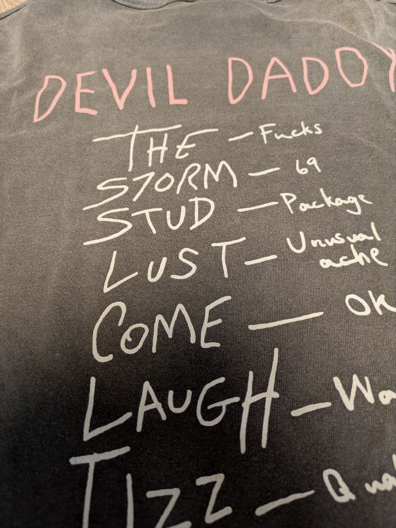 セントマイケル 25SS SS TEE DEVIL DADDY Tシャツ L