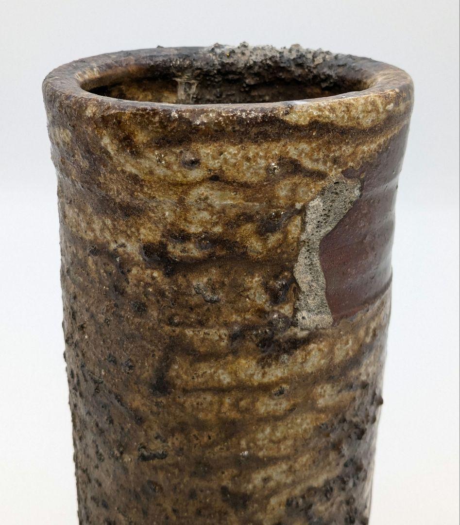 赤畠太 備前焼 窯変花入 合箱 花瓶 花器 フラワーベース 花生 茶道具 華道具
