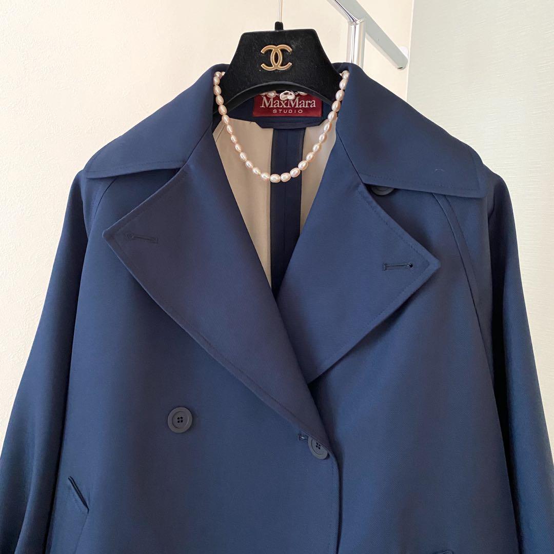 ★新品同様★マックスマーラ MaxMara ショートトレンチコート★