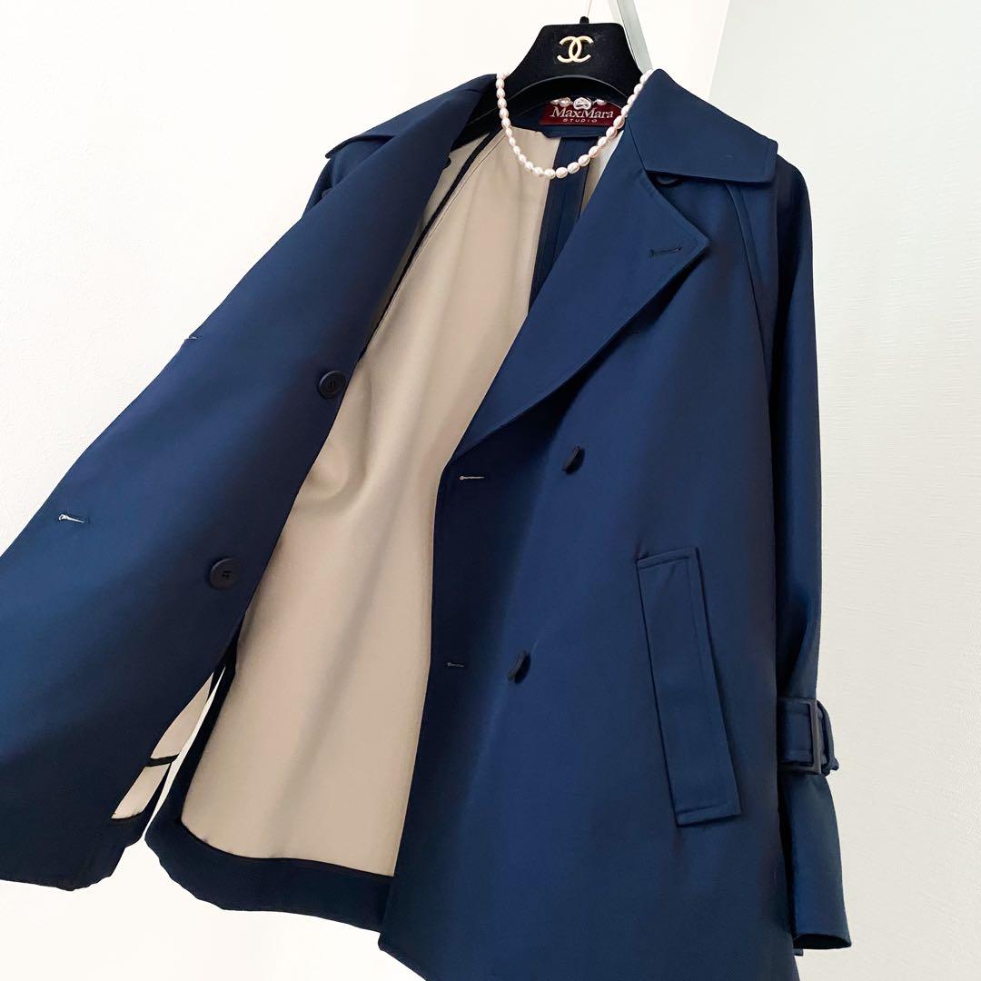 ★新品同様★マックスマーラ MaxMara ショートトレンチコート★