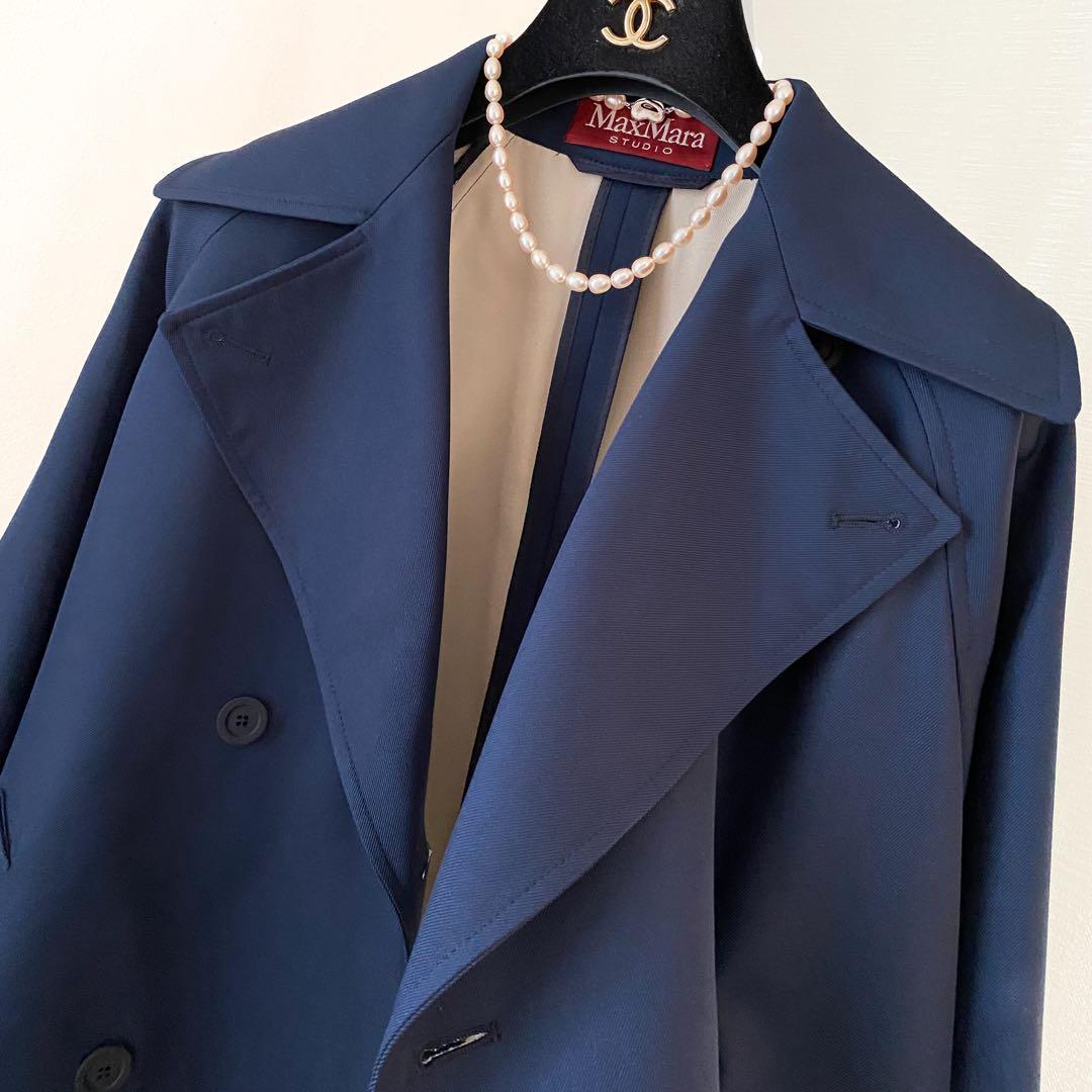 ★新品同様★マックスマーラ MaxMara ショートトレンチコート★