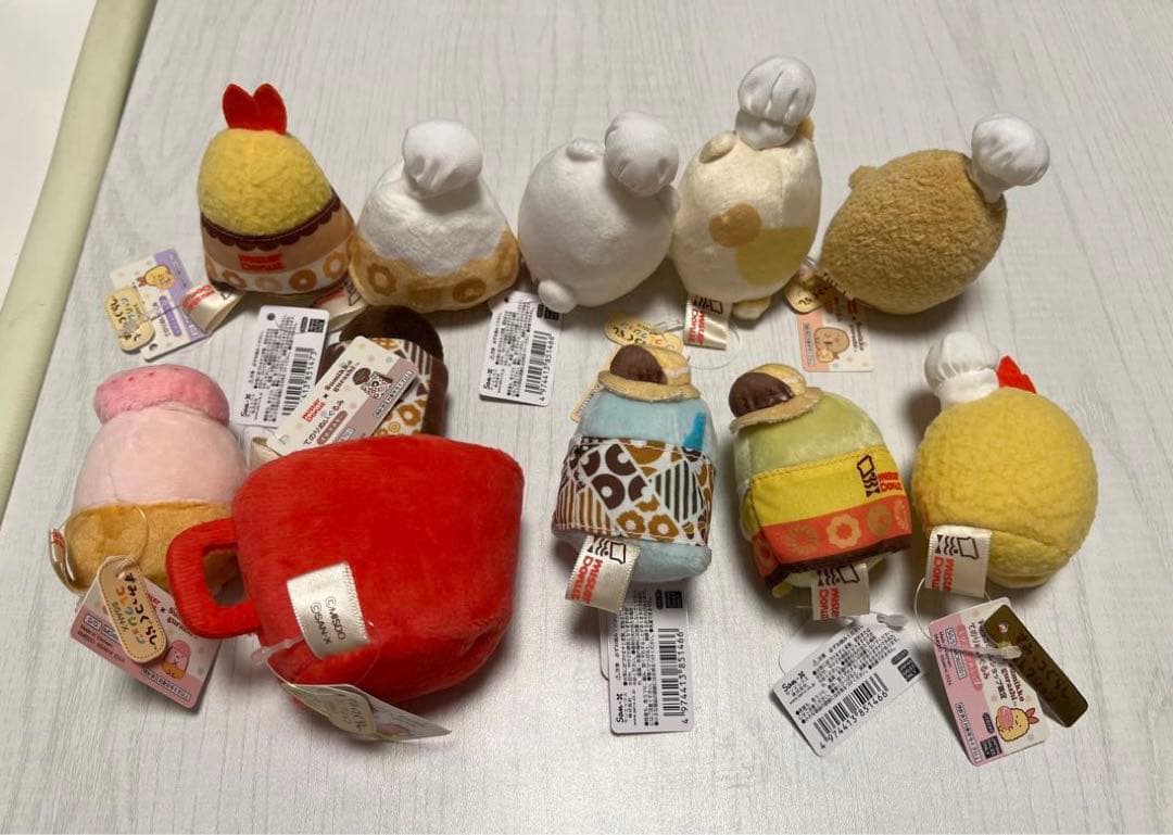 【B】すみっコぐらし　ミスドコラボ　てのりぬいぐるみ他15点セット