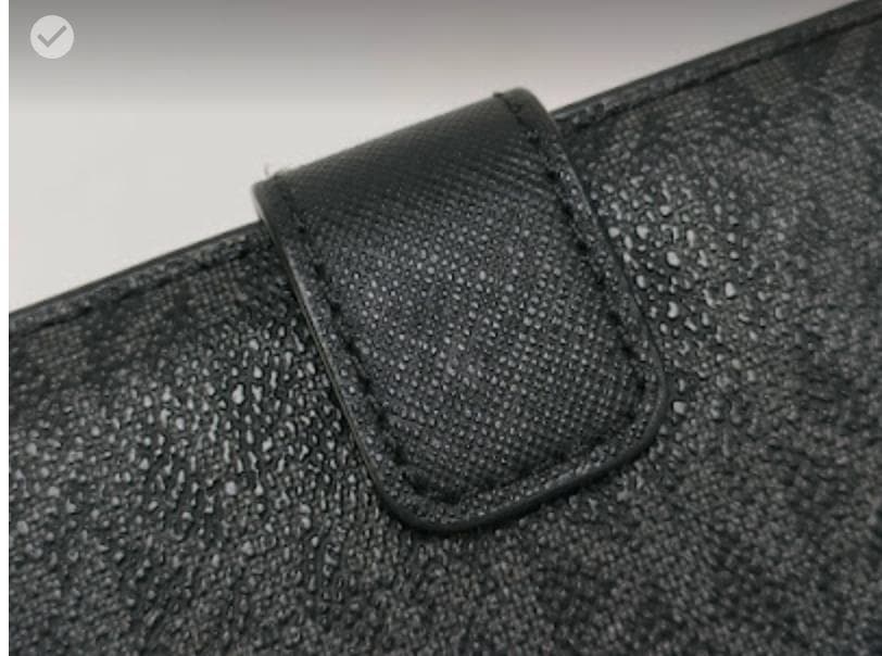 美品 マイケルコース 二つ折り財布 MKシグネチャー ブラック 黒 コンパクト