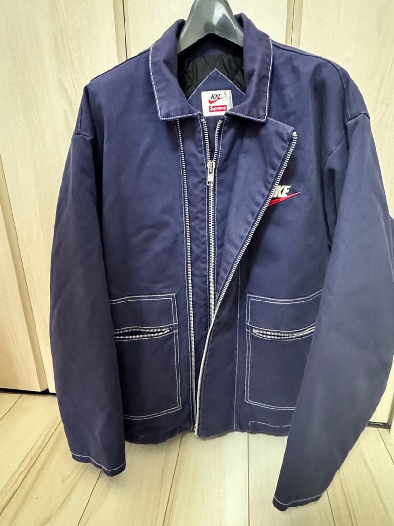 【値下げ】Nike ジャンパー ネイビー ロゴ入り