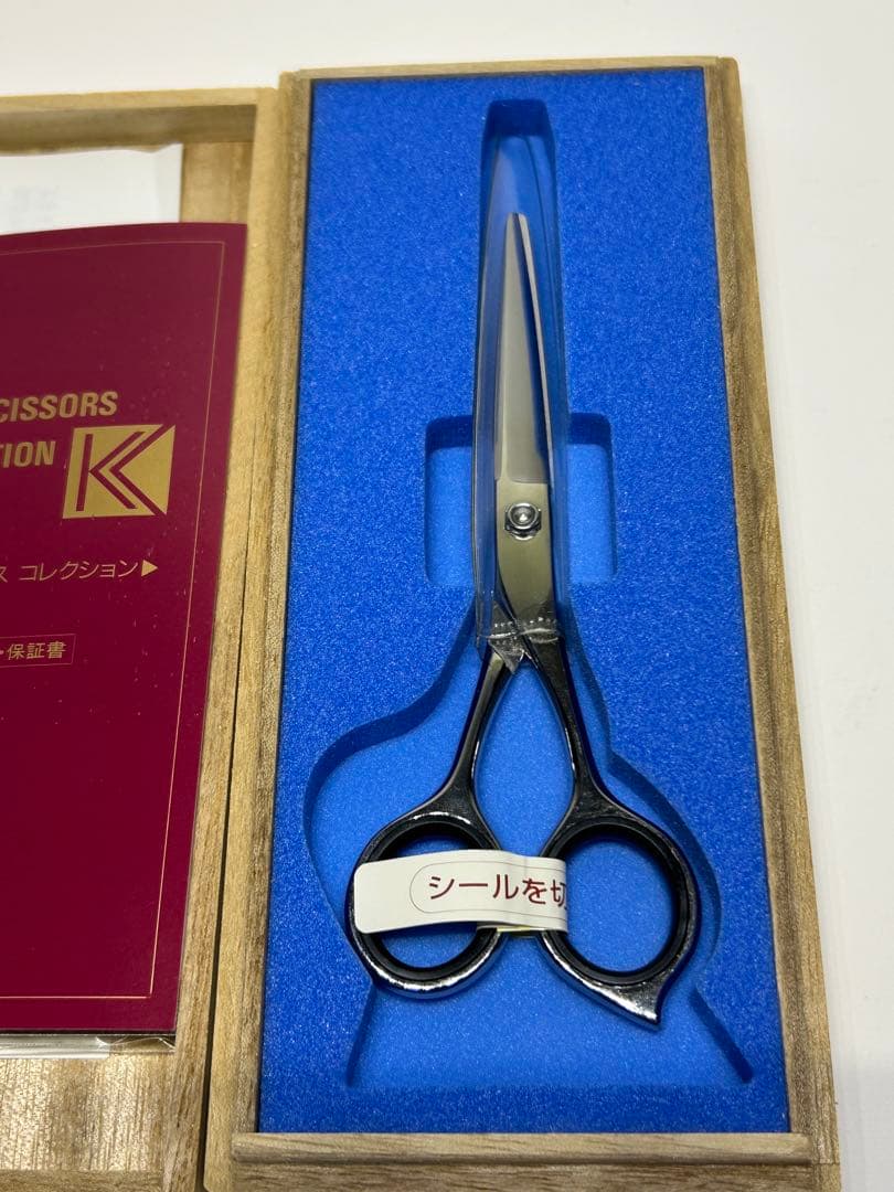 新品未使用⚫︎KIKU OKAWA DDA植村氏 5.5シザー 金属ヒットポイント