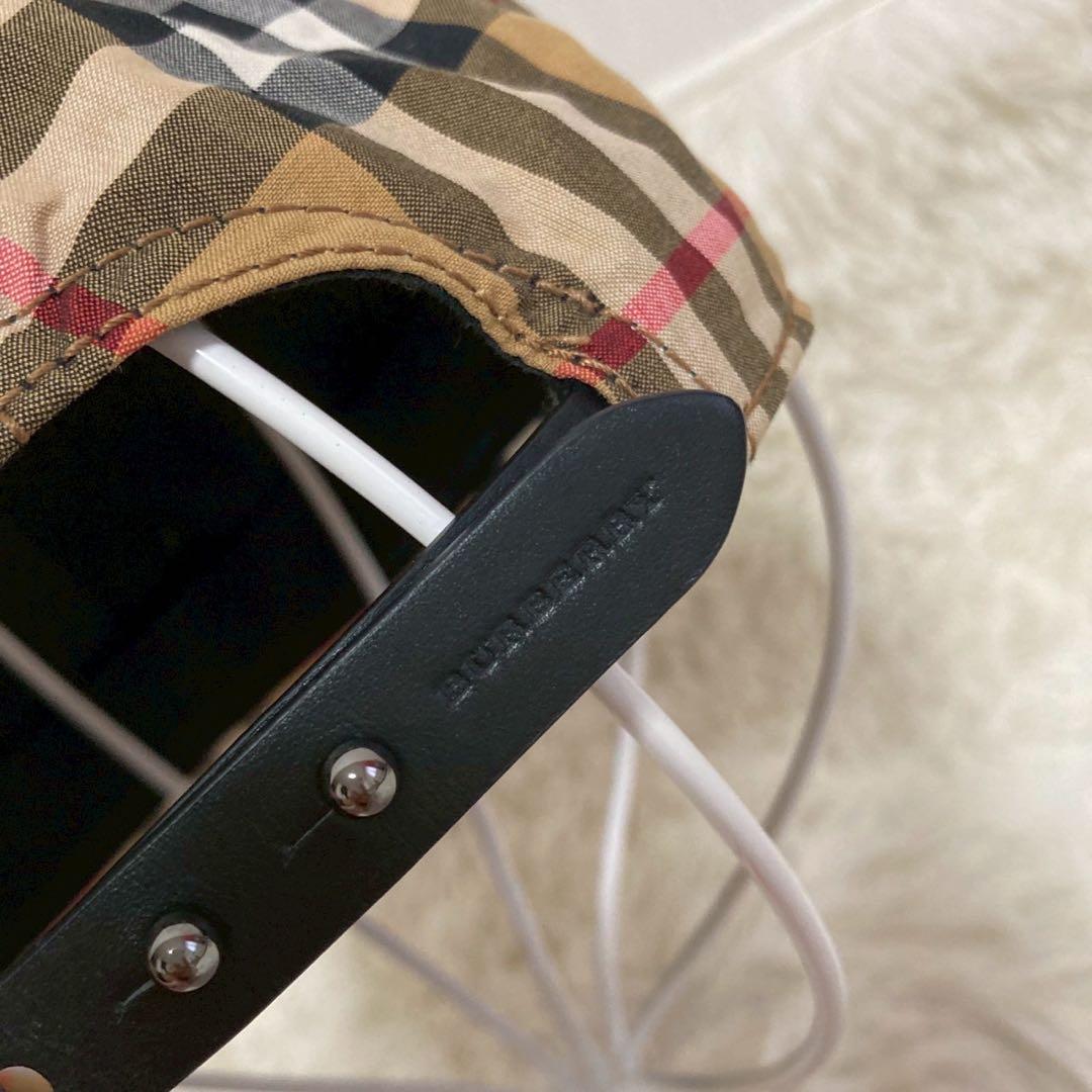 BURBERRY London ベースボールキャップ ノバチェック M L