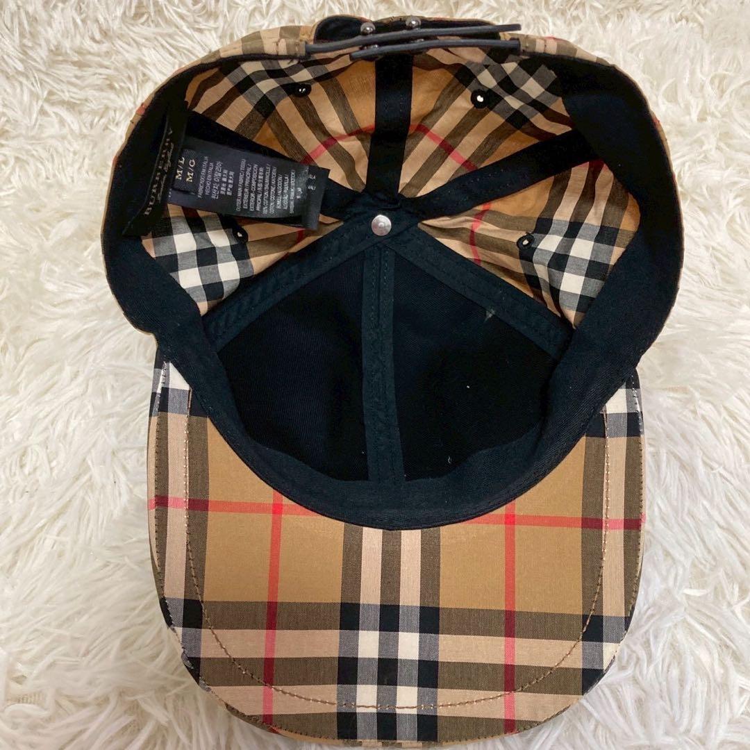 BURBERRY London ベースボールキャップ ノバチェック M L