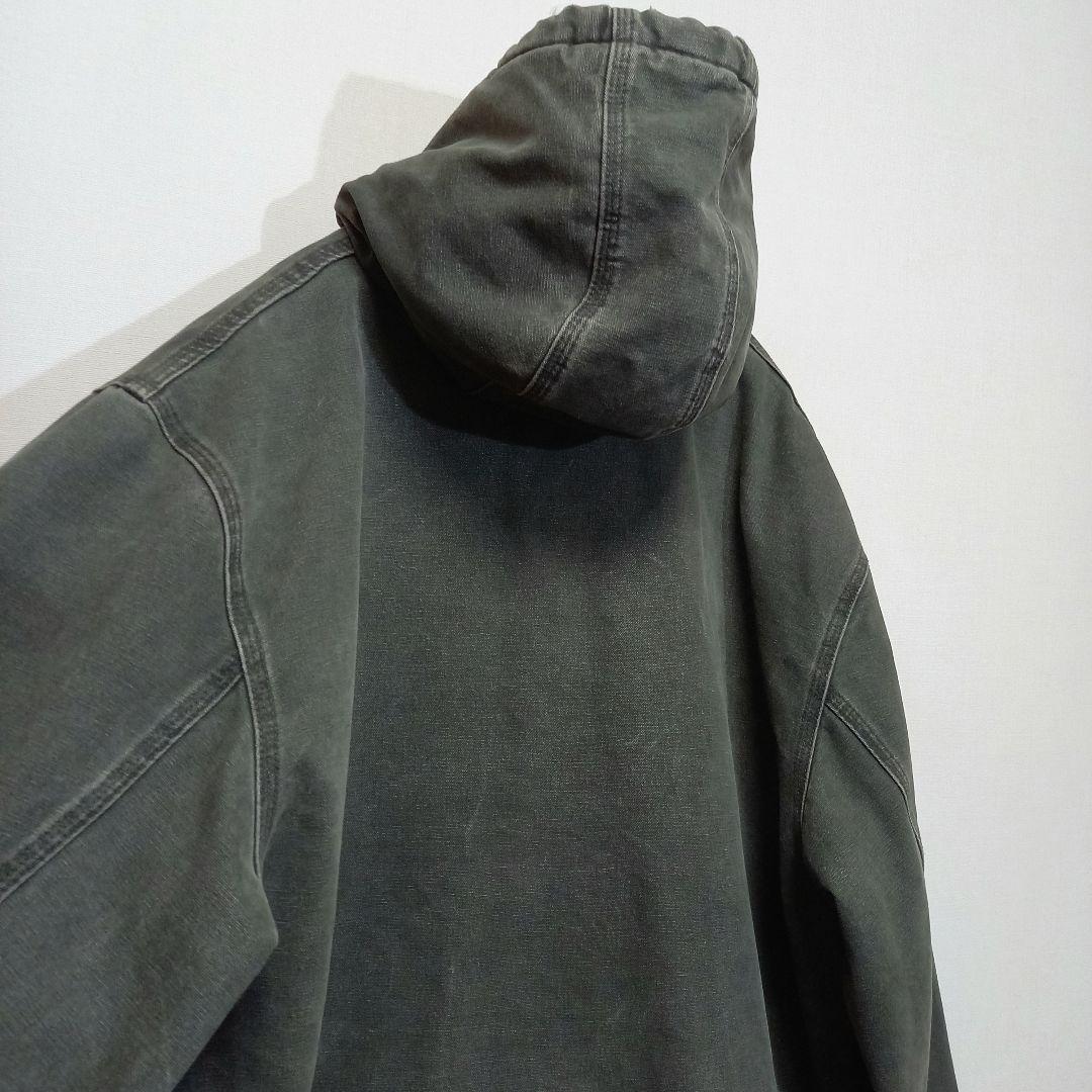 2XL！00s メキシコ製 カーハート モスグリーン アクティブジャケット
